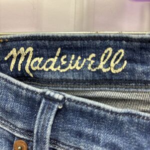 Madewell Rail Straight Jeans - Size 28‎ X 27 Medium Blue